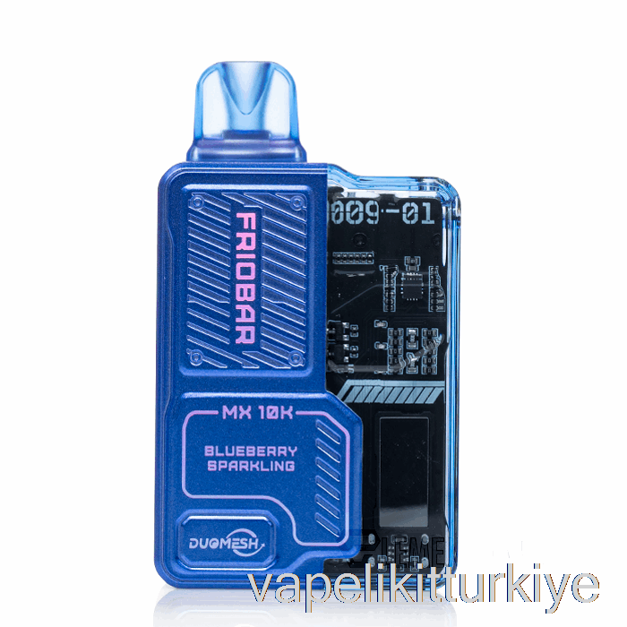 Vape Likit Freemax Friobar Mx 10k Tek Kullanımlık Yaban Mersini Köpüklü